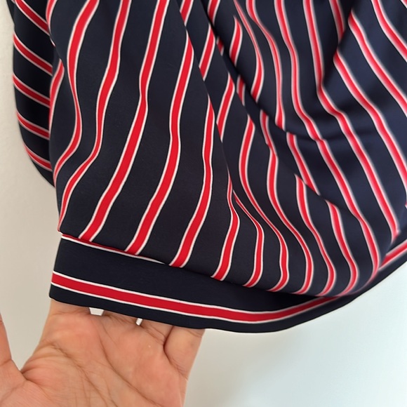 Dynamite off the shoulders stripped cropped blouse - Picture 5 of 7